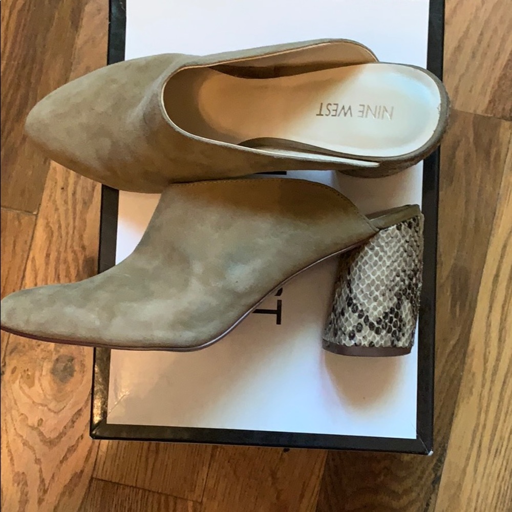 Nine West Suede Mules